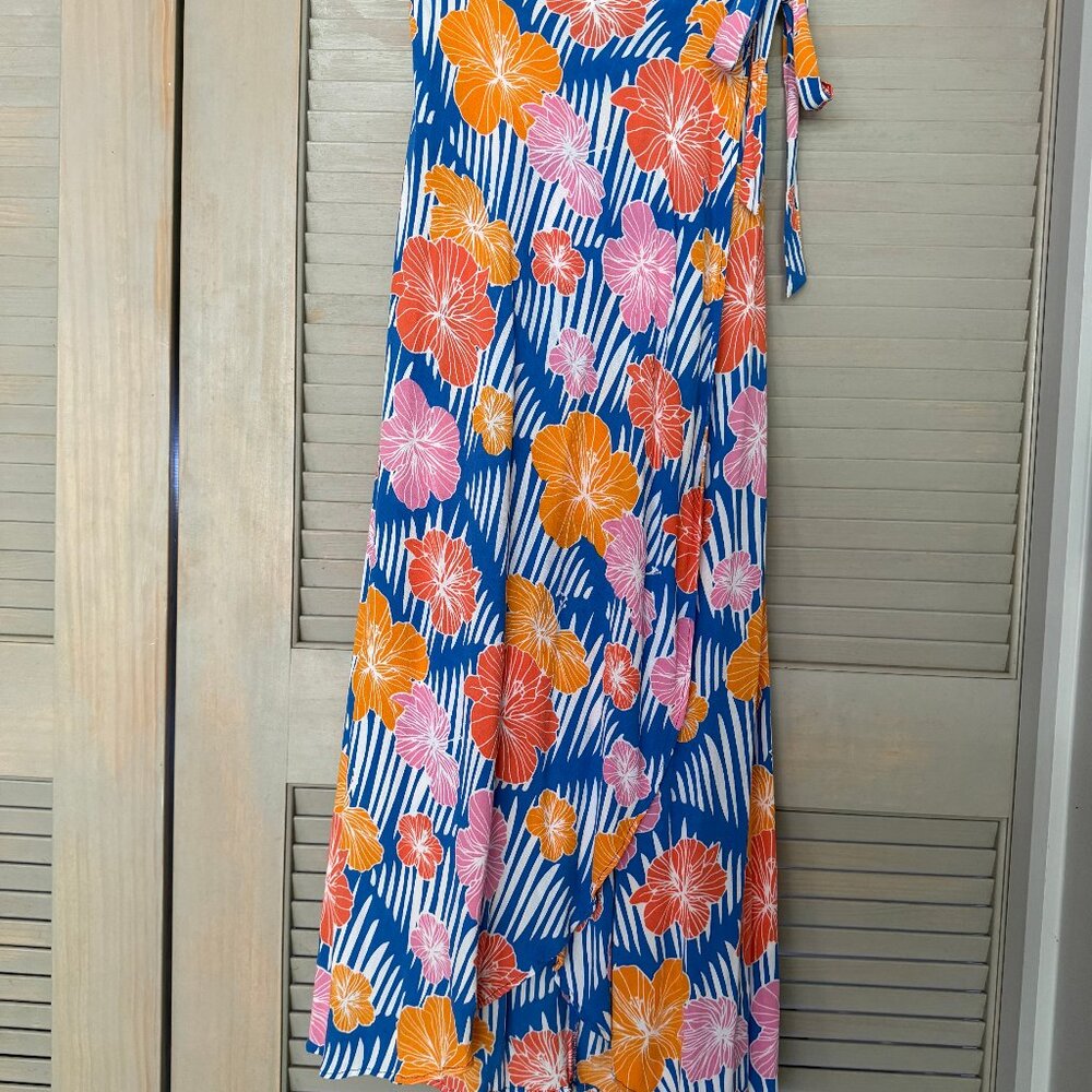 Ava Sky Wrap Skirt - Size Large